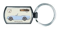 Triumph TR5 1967-68 Keyring 4